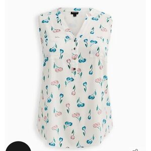 🆕️🍒CHERRY PULLOVER TANK - TEXTURED STRETCH WOVEN🍒